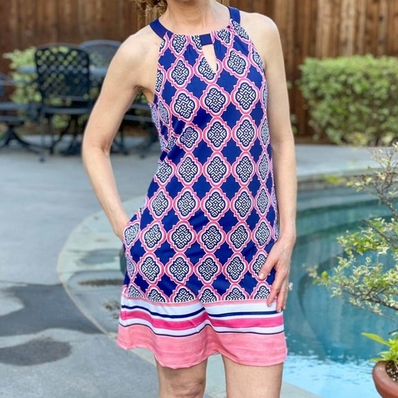Cabana Life Sleeveless Shift Dress - Size Small‎ - Picture 1 of 10